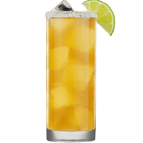 Build over ice in a Highball glass.